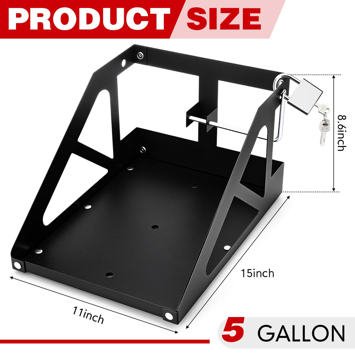 5 Gallon Gas Can Holder T249210