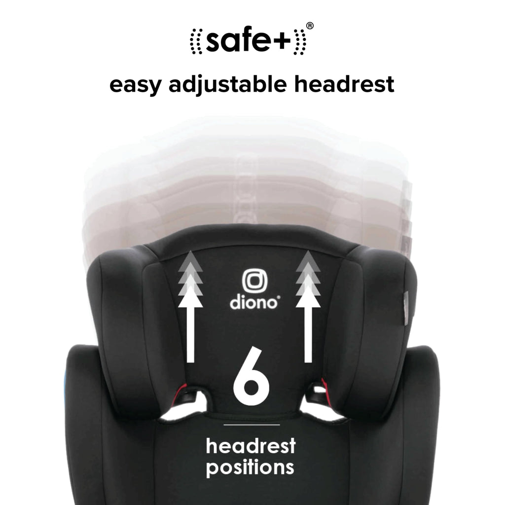 2-in-1 Belt Positioning Booster Seat, Black E8421