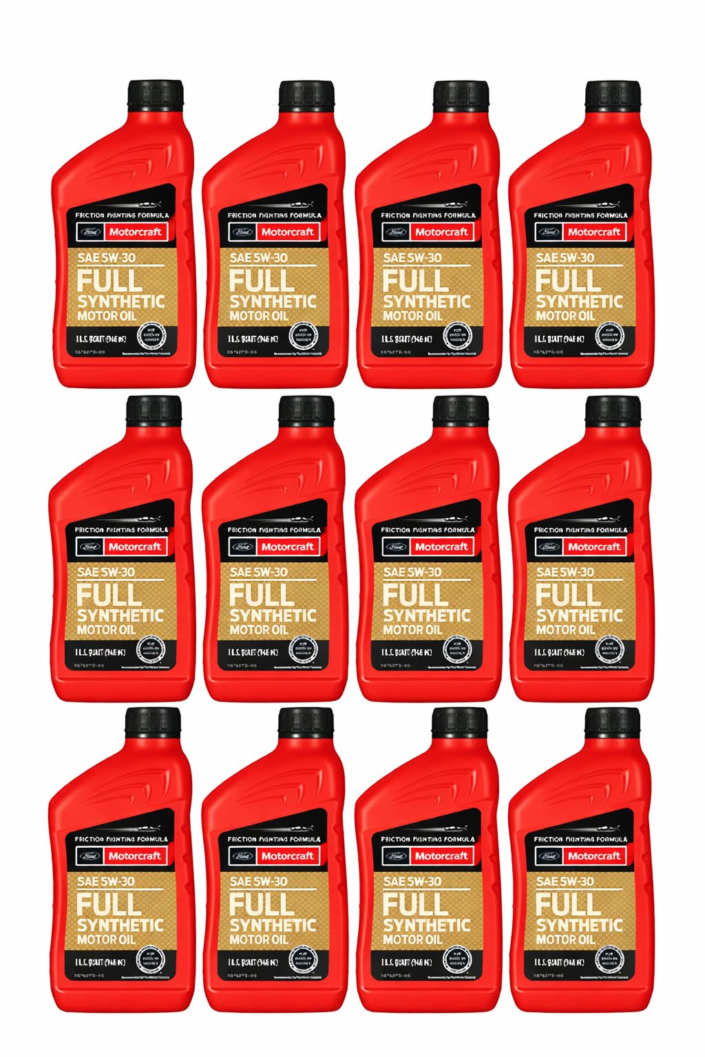 SAE 5w30 Full Synthetic Motor Oil 12 Quart Case K86760
