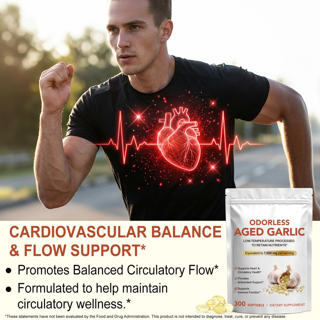 Aged Garlic Extract Capsules 15:1 Concentrated Formula 2 Pack F203