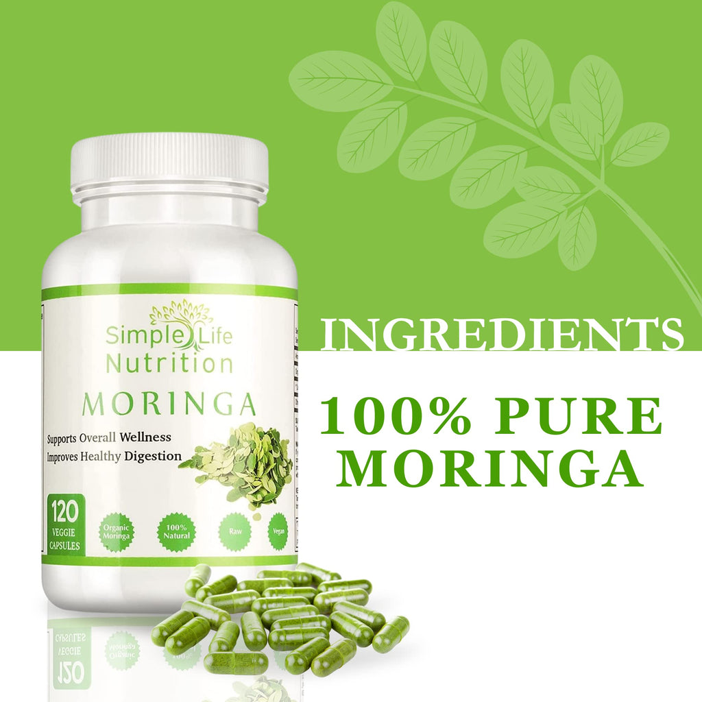 Organic Moringa Powder Capsules E63219