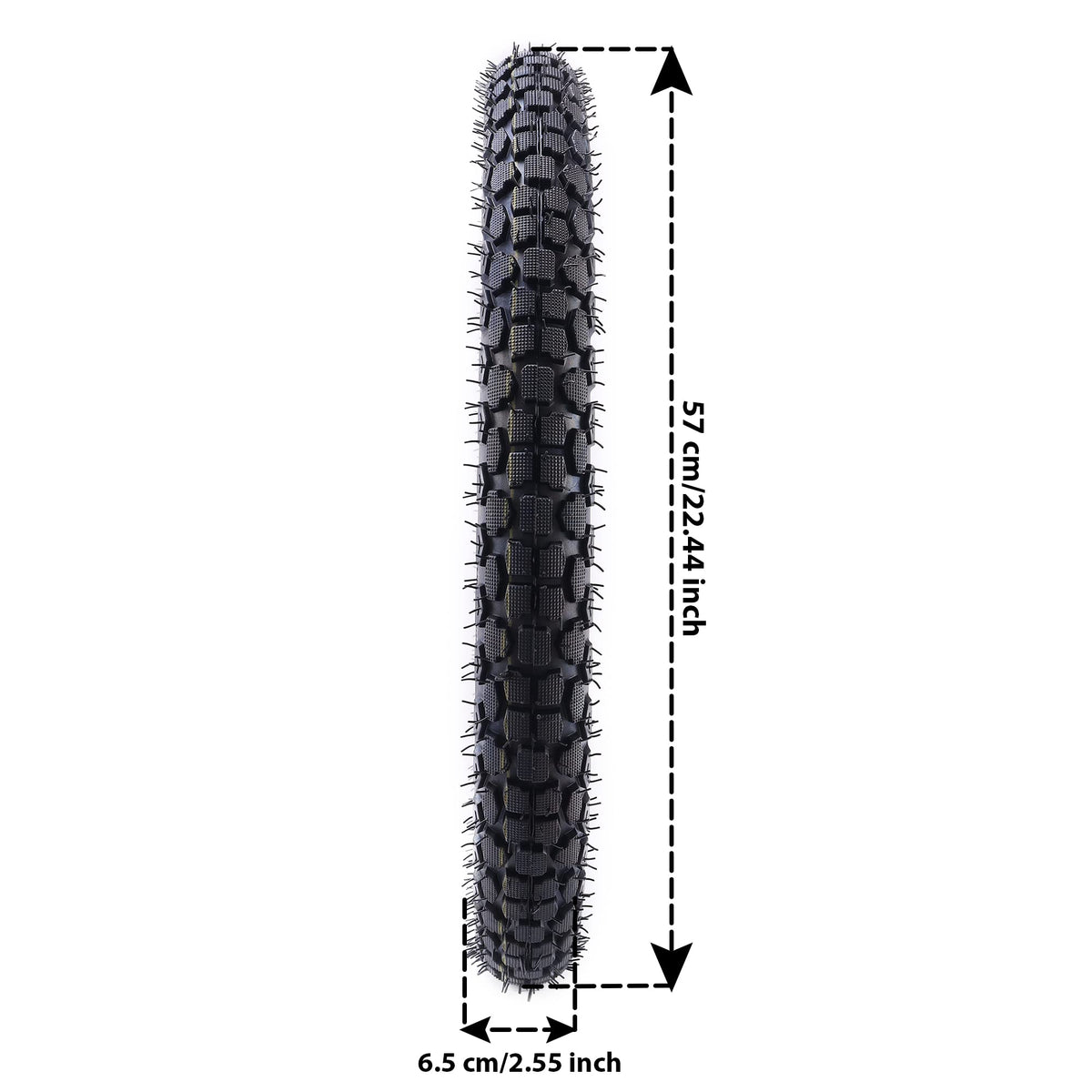 2.50/2.75-17 Motorcycle Tire and Inner Tube H9172