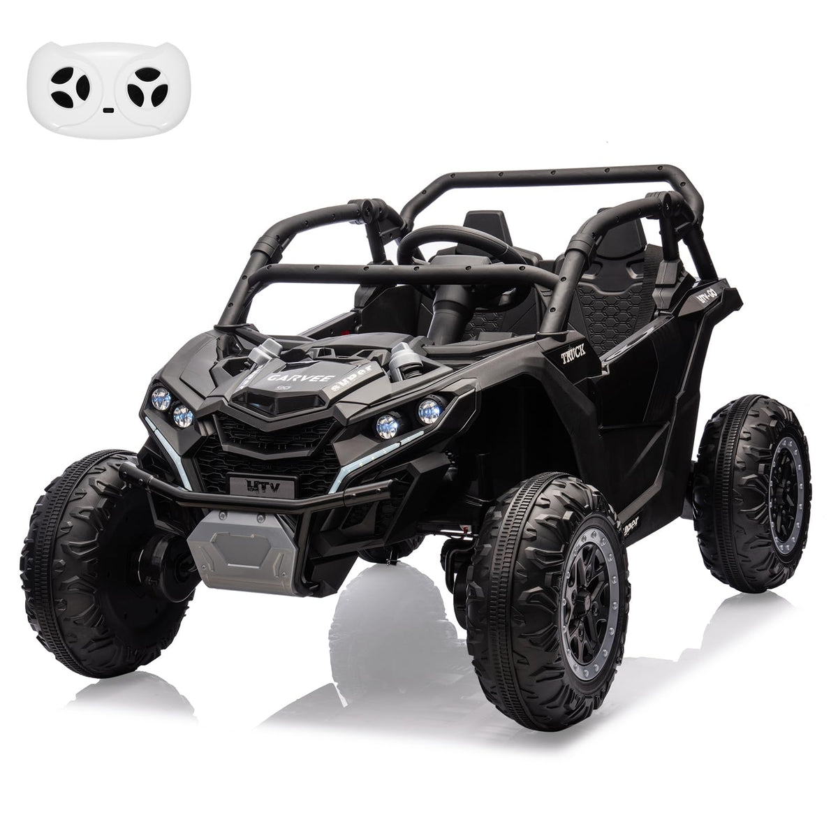 24V 2-Seater Kids Ride on Car with Remote Control 4WD Electric Truck F74518