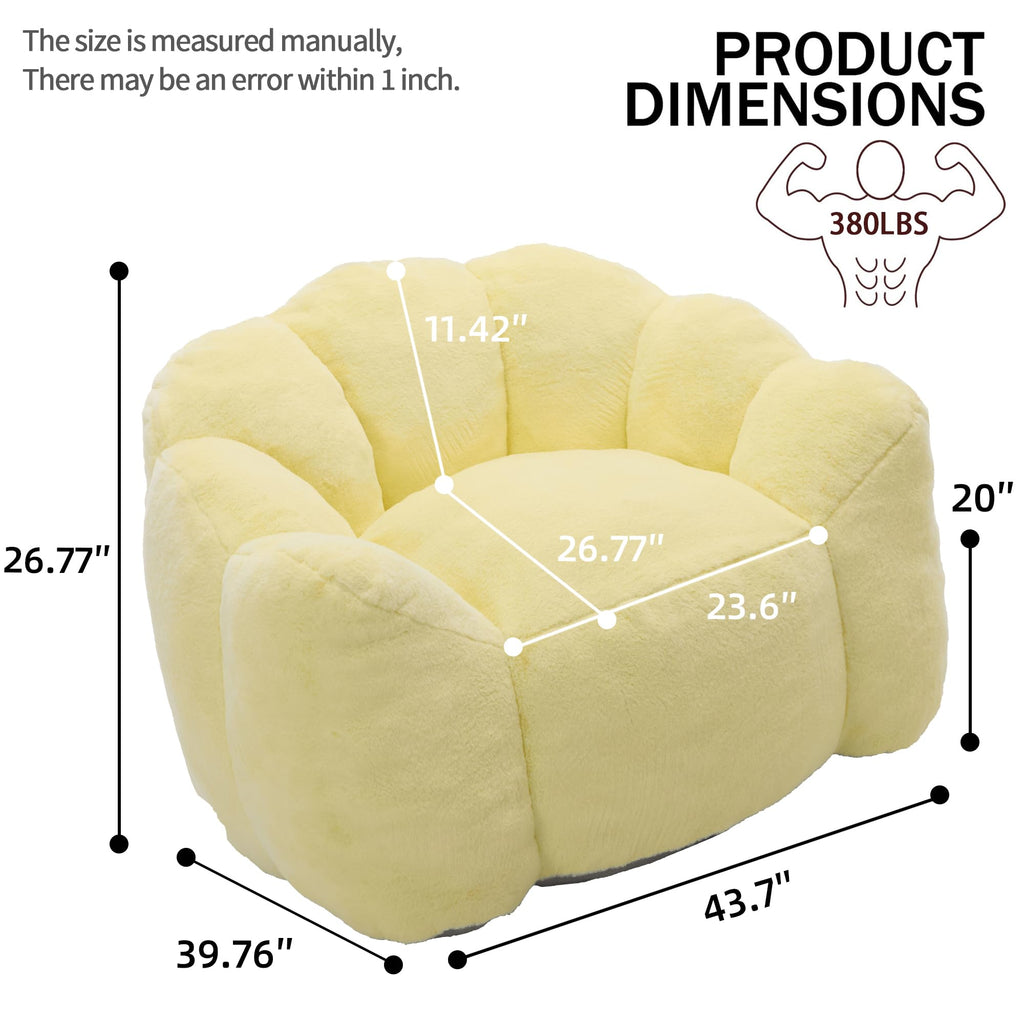 Large Memory Foam Bean Bag Chair G21877