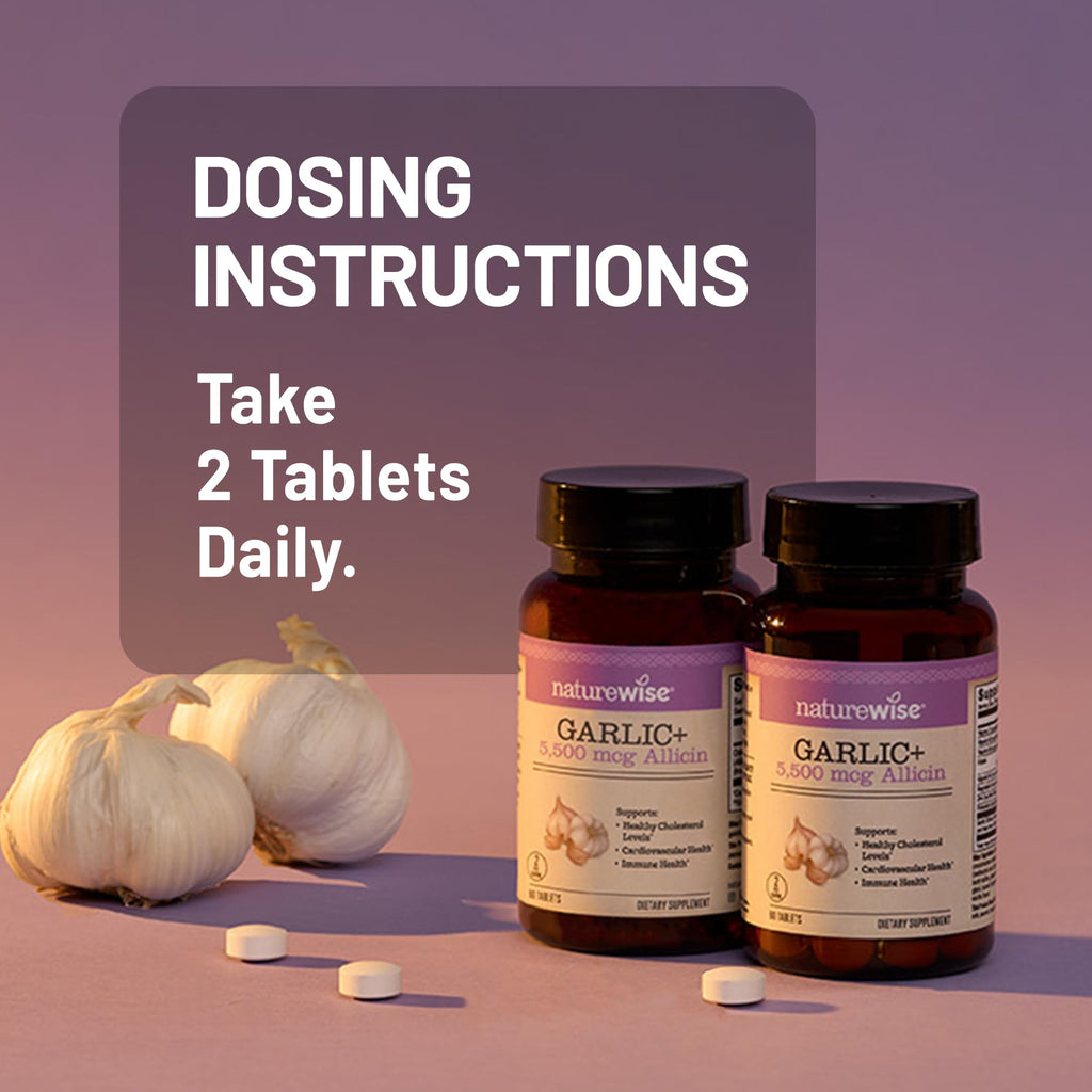 Garlic Extract 5,500 mcg Vegan Tablets 60 Count Z4776