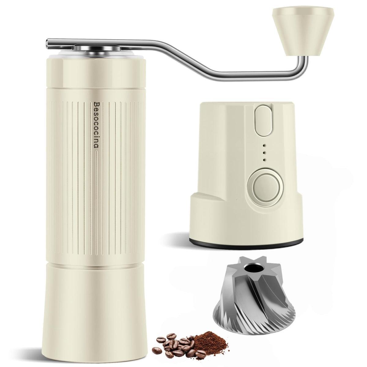 Manual & Electric Burr Coffee Grinder G25482