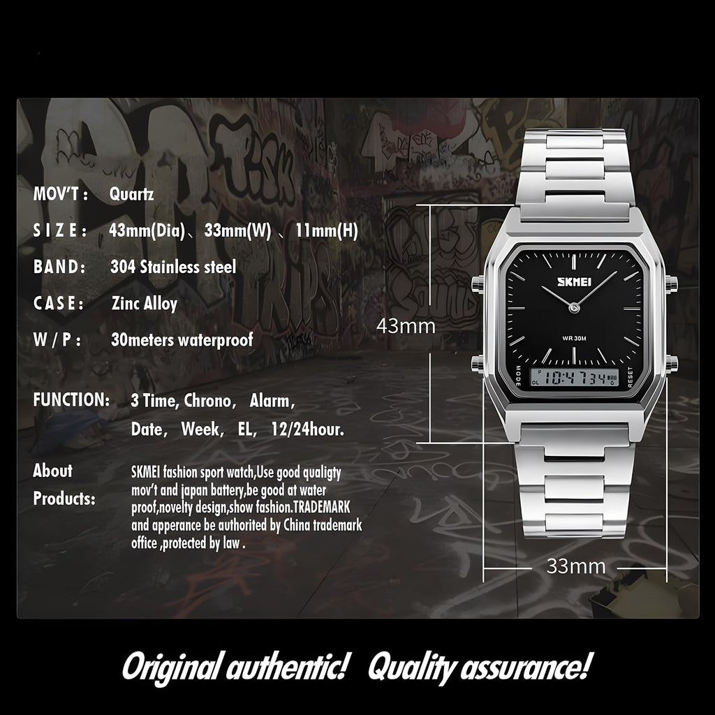 Military Analog Digital Watch Z8192