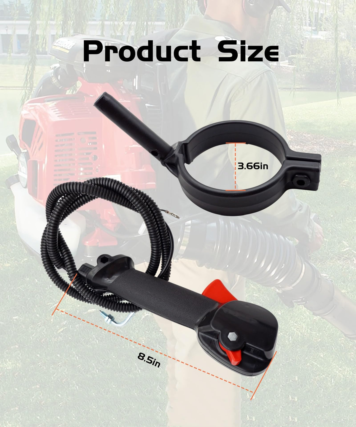 Throttle Control Lever Assembly for Backpack Leaf Blowers S6692