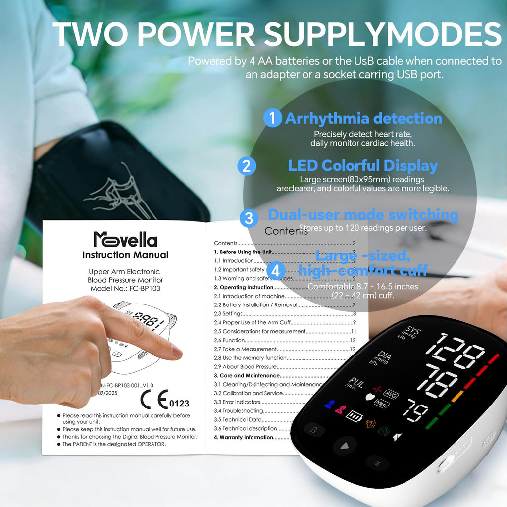 Electronic Blood Pressure Monitor with 9~17 inch Cuff W11833