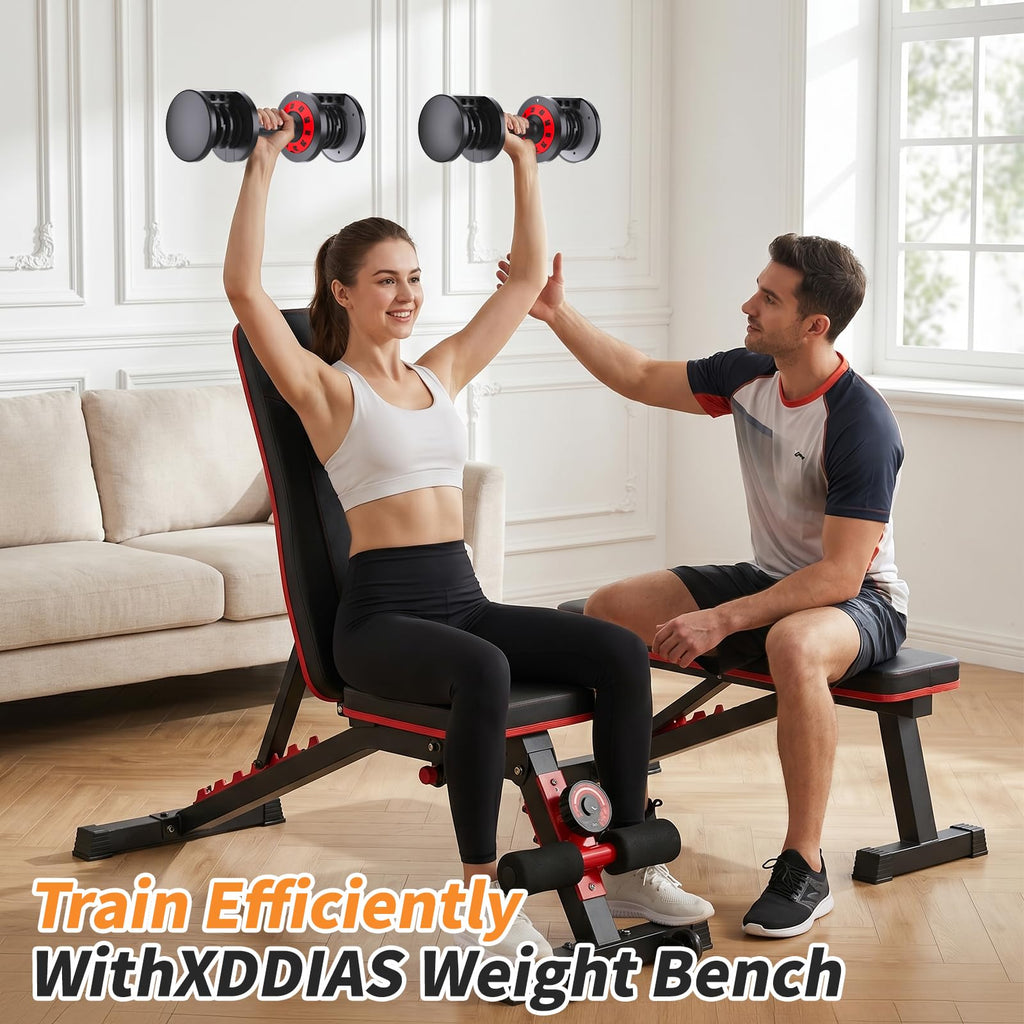 Adjustable Dumbbell Set of 2 with Storage Box K2181