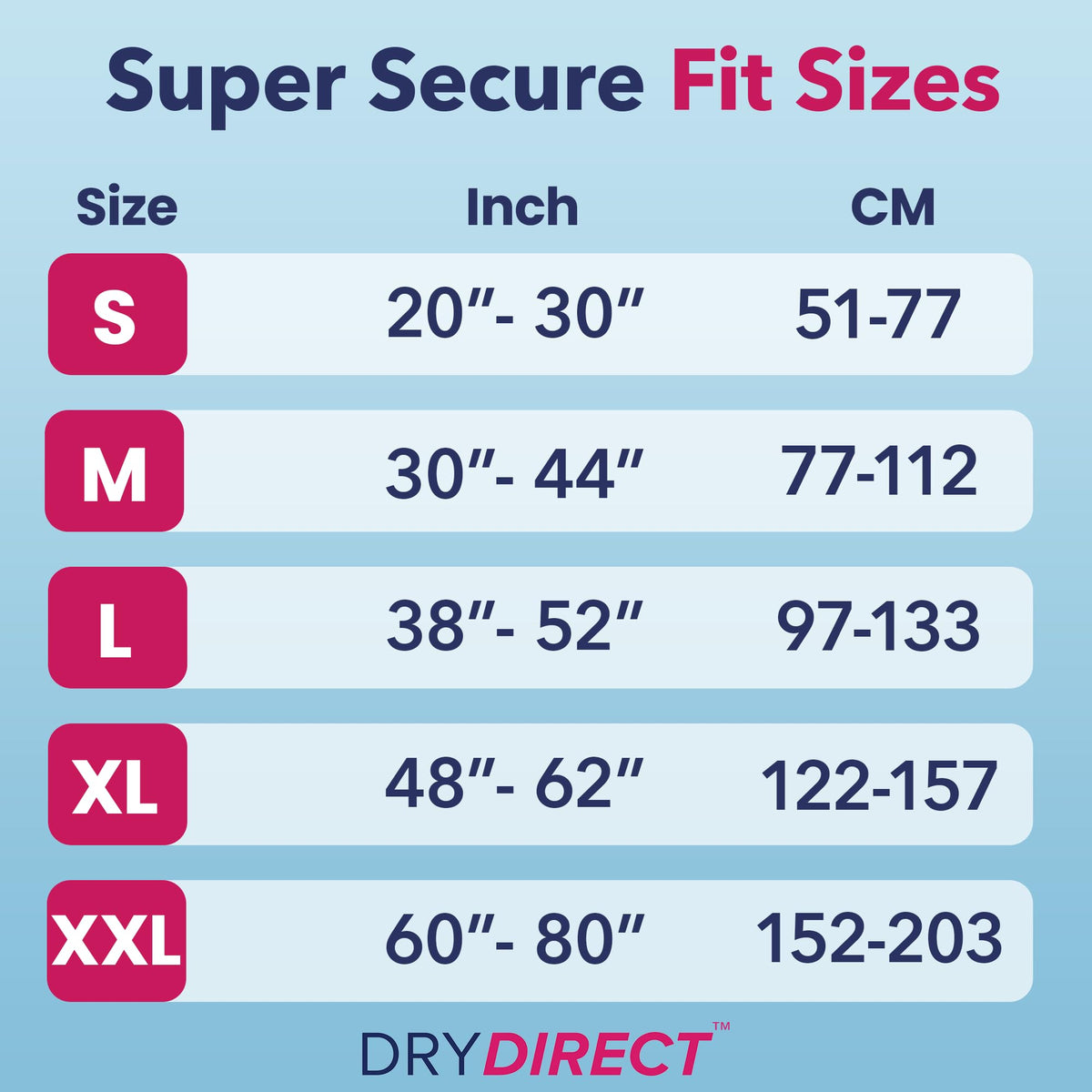 XX-Large Disposable Adult Diapers, Pack of 12 K421455