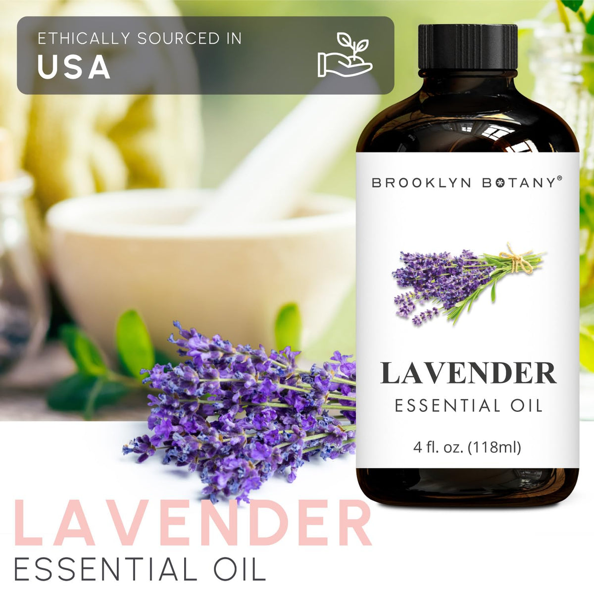 Lemon Eucalyptus & Lavender Essential Oils 4 Fl Oz Pack of 2 G6704