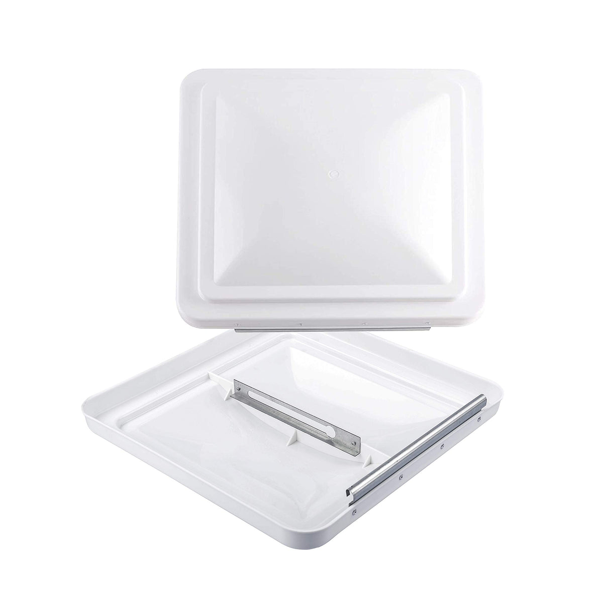 2 Pack 14 Inch White RV Roof Vent Cover R34252