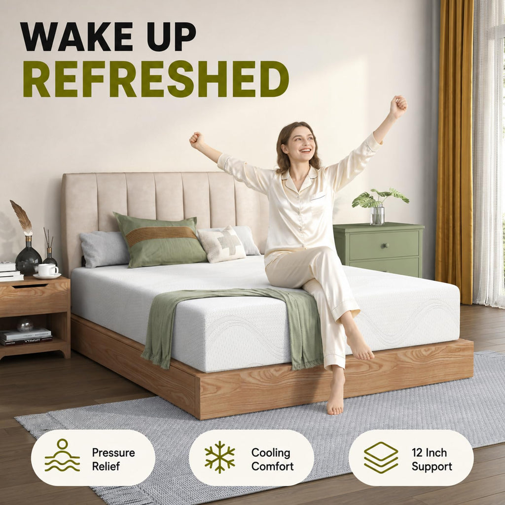 6 Inch Twin Memory Foam Mattress D934810