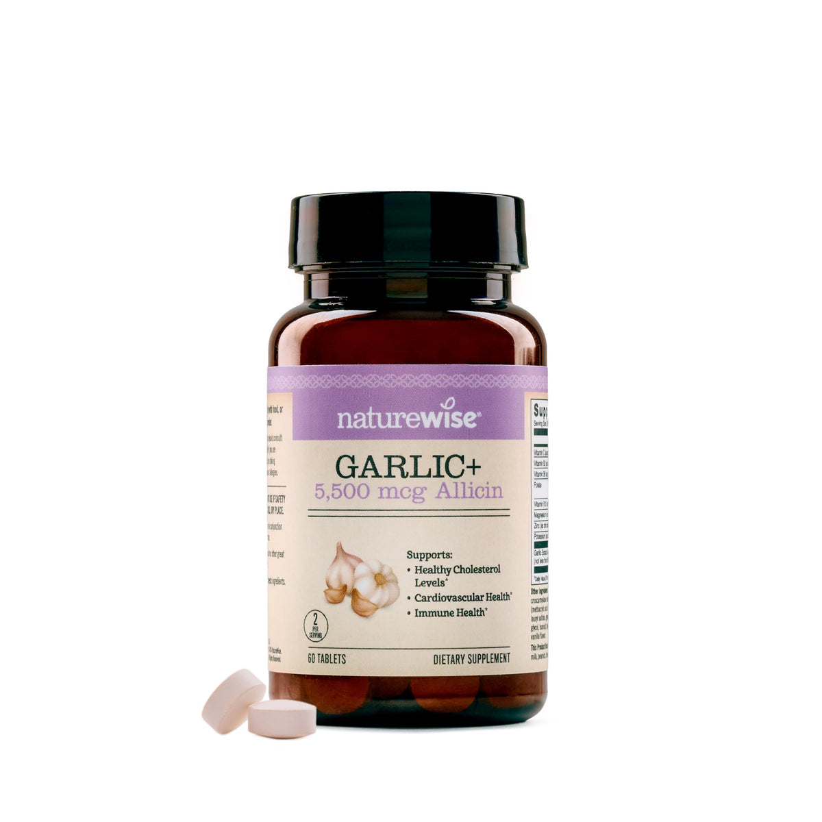 Garlic Extract 5,500 mcg Vegan Tablets 60 Count Z4776