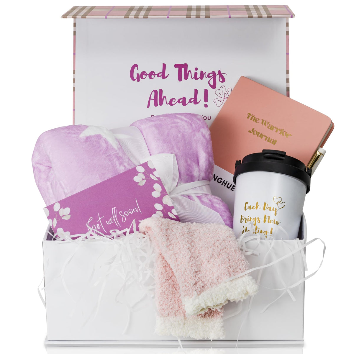 Blanket Socks Journal Tumbler Care Package B43667