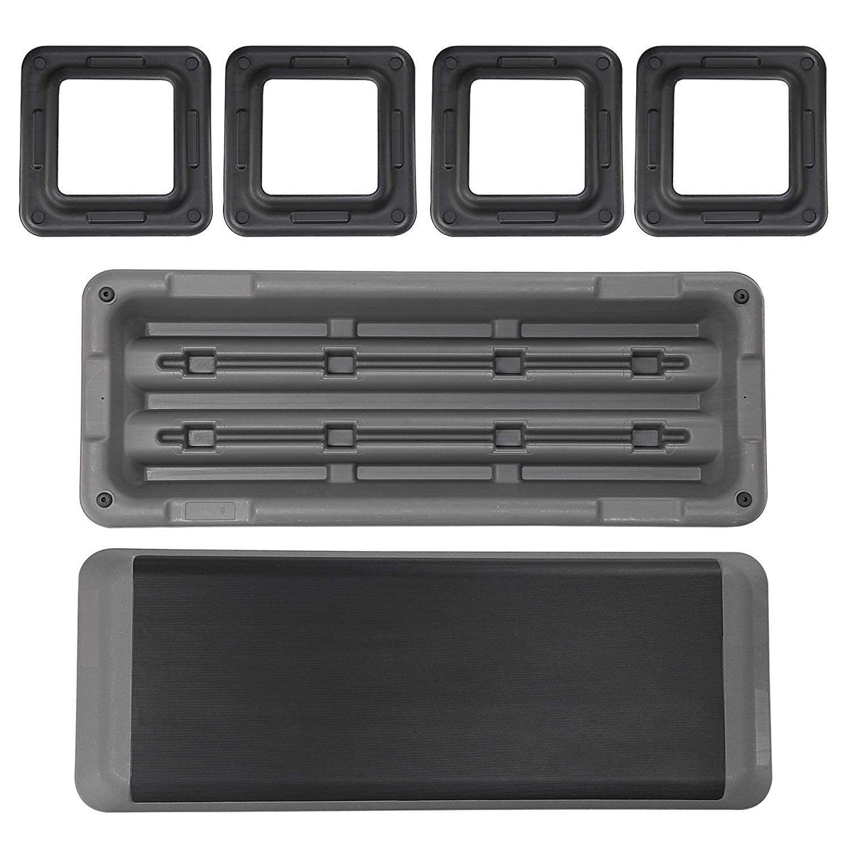 43-inch Adjustable Aerobic Stepper with 4 Risers V68845