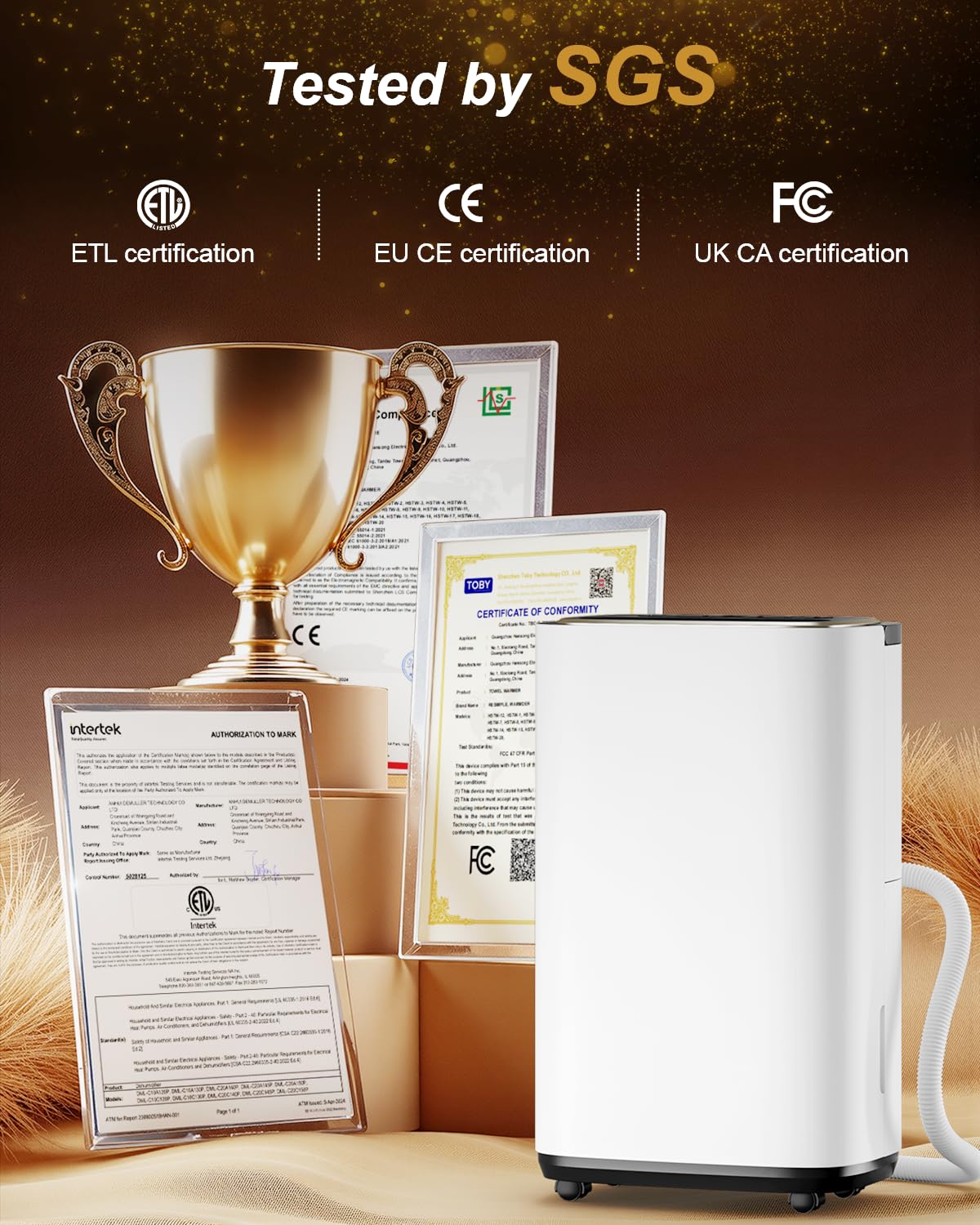 5000 Sq. Ft. 50 Pint Dehumidifier with Drain Hose G20648