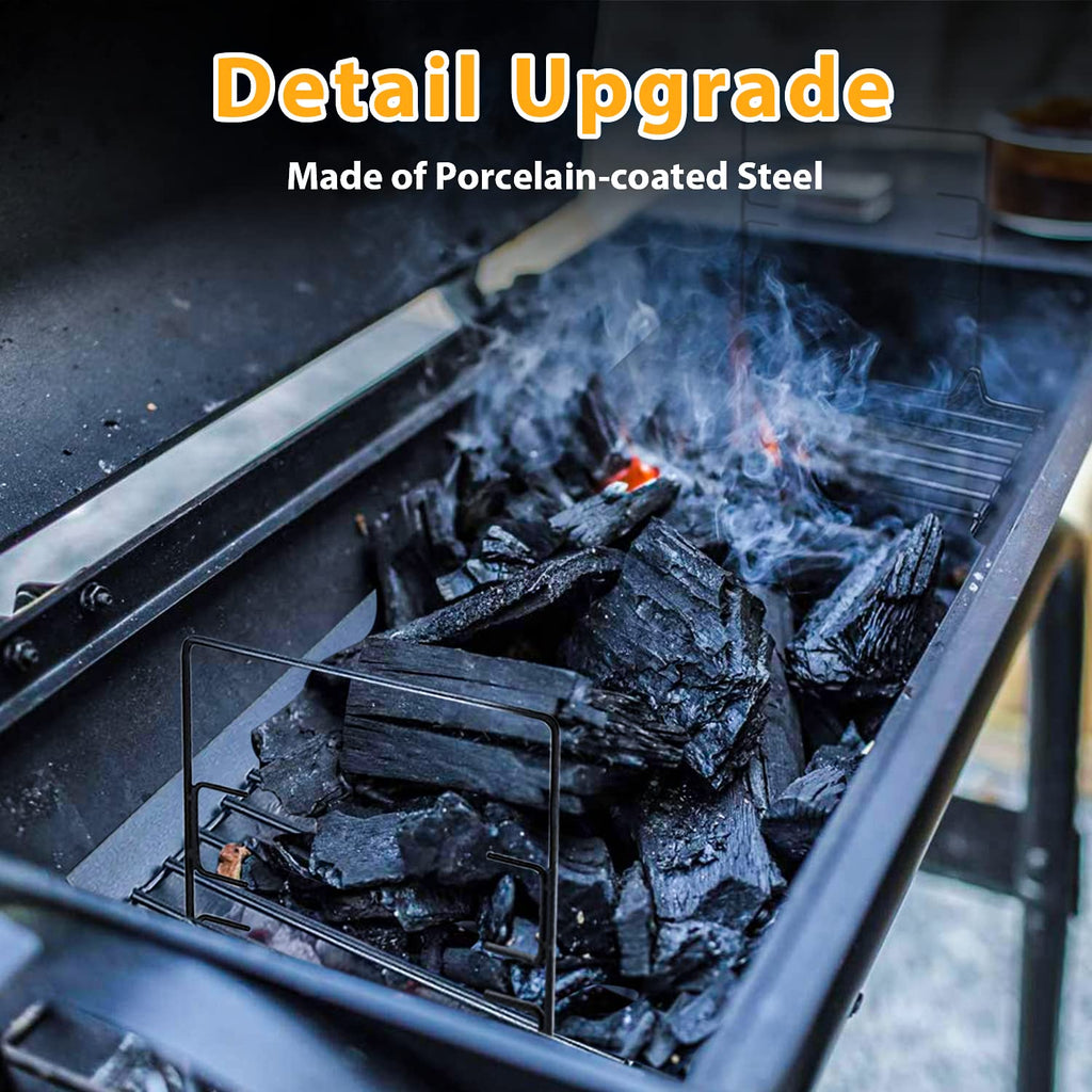 27 inch Charcoal Ash Pan Replacement with 2pcs Grate Hanger K185