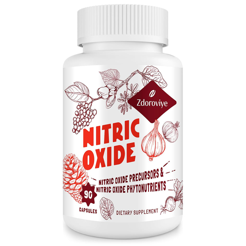 Nitric Oxide Supplement 90 Capsules T990658
