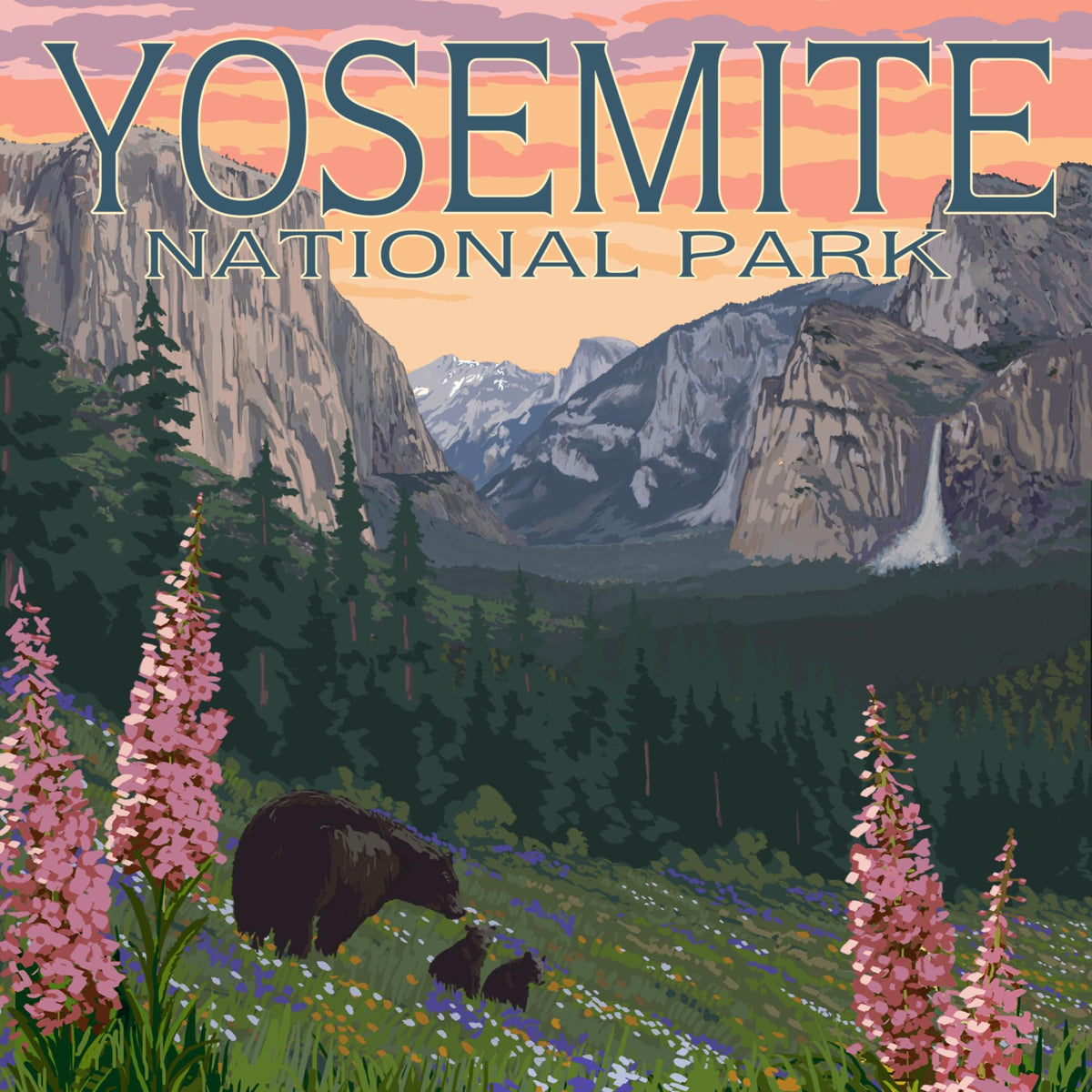 Yosemite National Park Ceramic Coasters Set of 4 K437