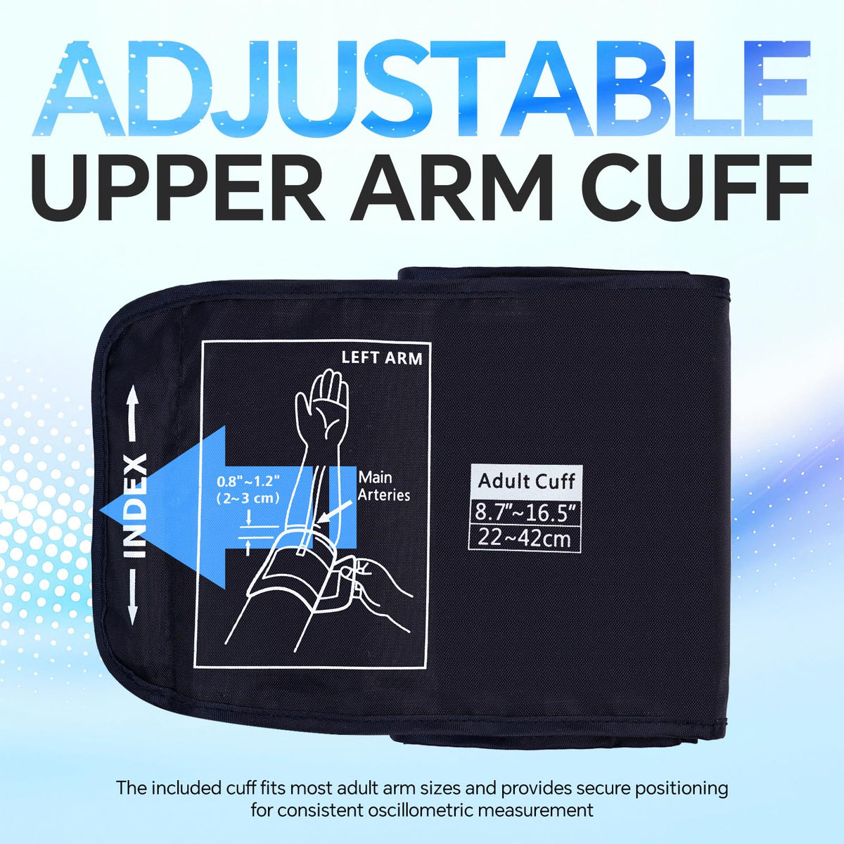Electronic Blood Pressure Monitor with 9~17 inch Cuff W11833
