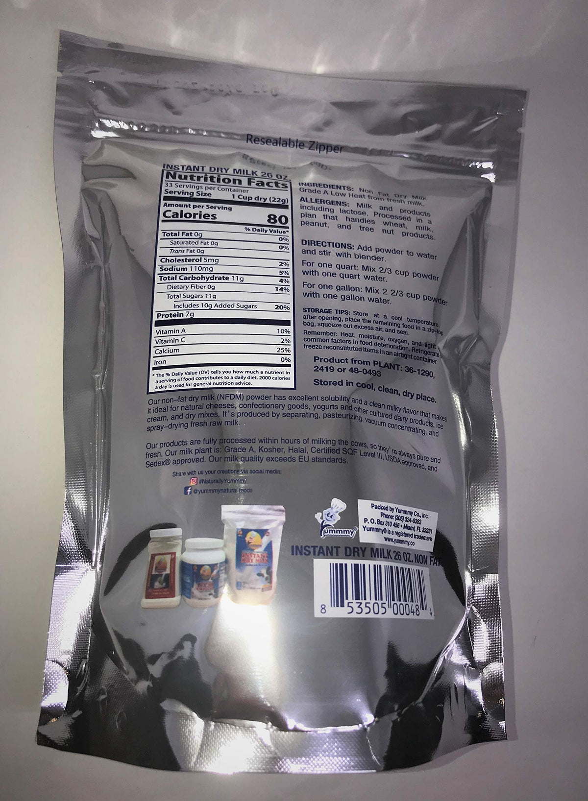 Nonfat Powdered Dry Milk 26 oz K992424