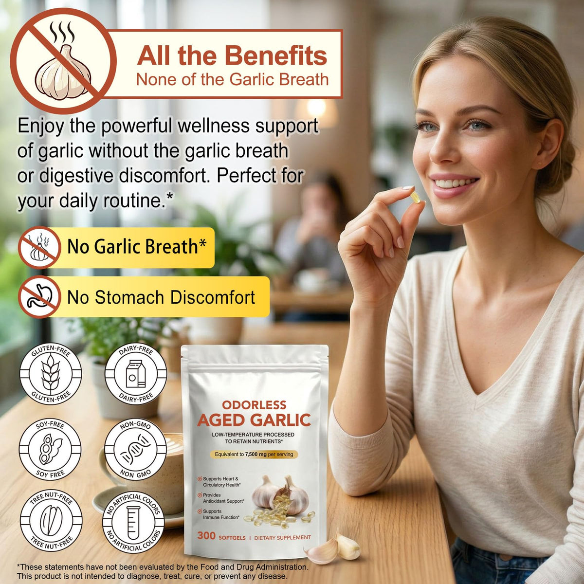 Aged Garlic Extract Capsules 15:1 Concentrated Formula 2 Pack F203