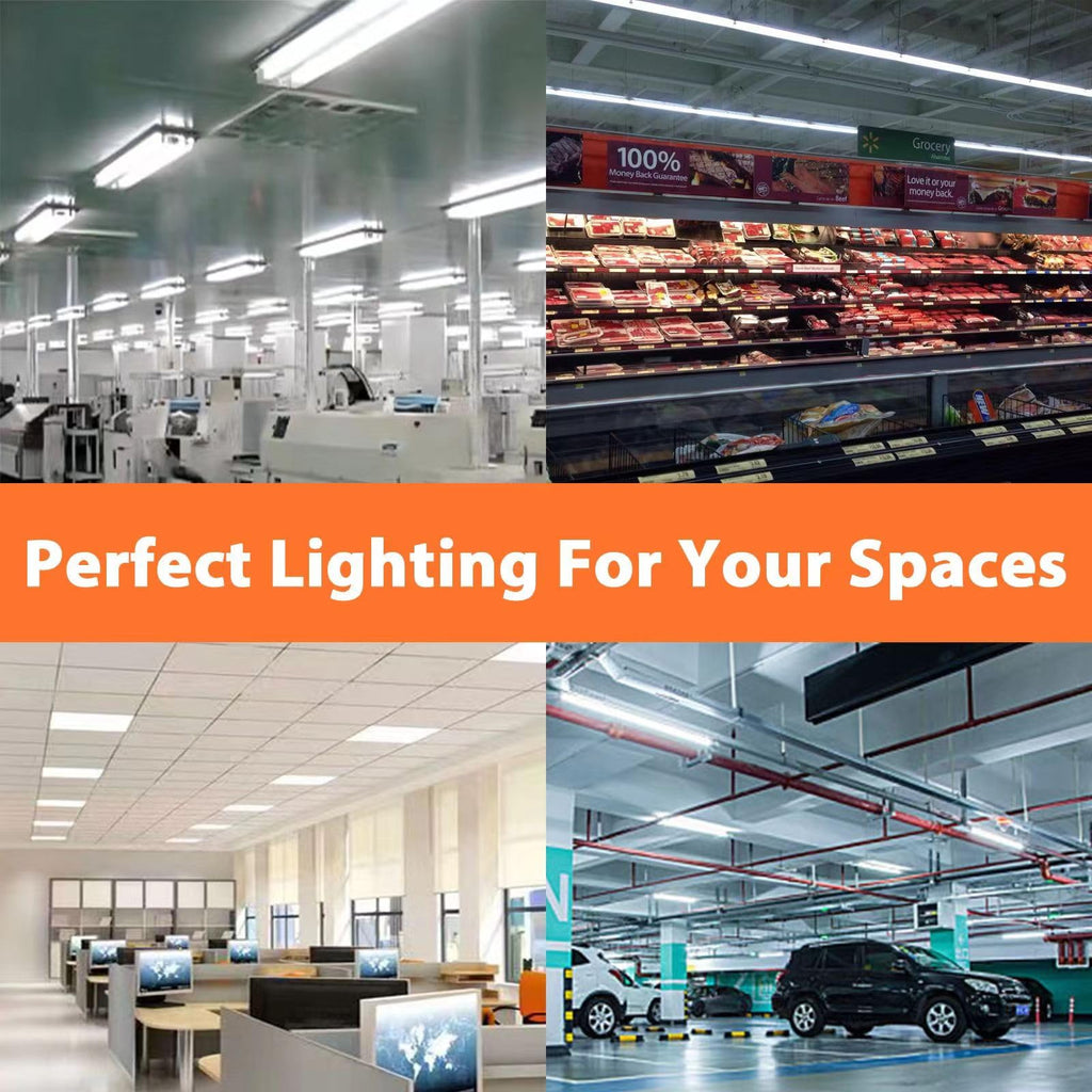 8 Pack 24 inch 17 Watts T8 Fluorescent Tube Light 4100K Cool White N2564