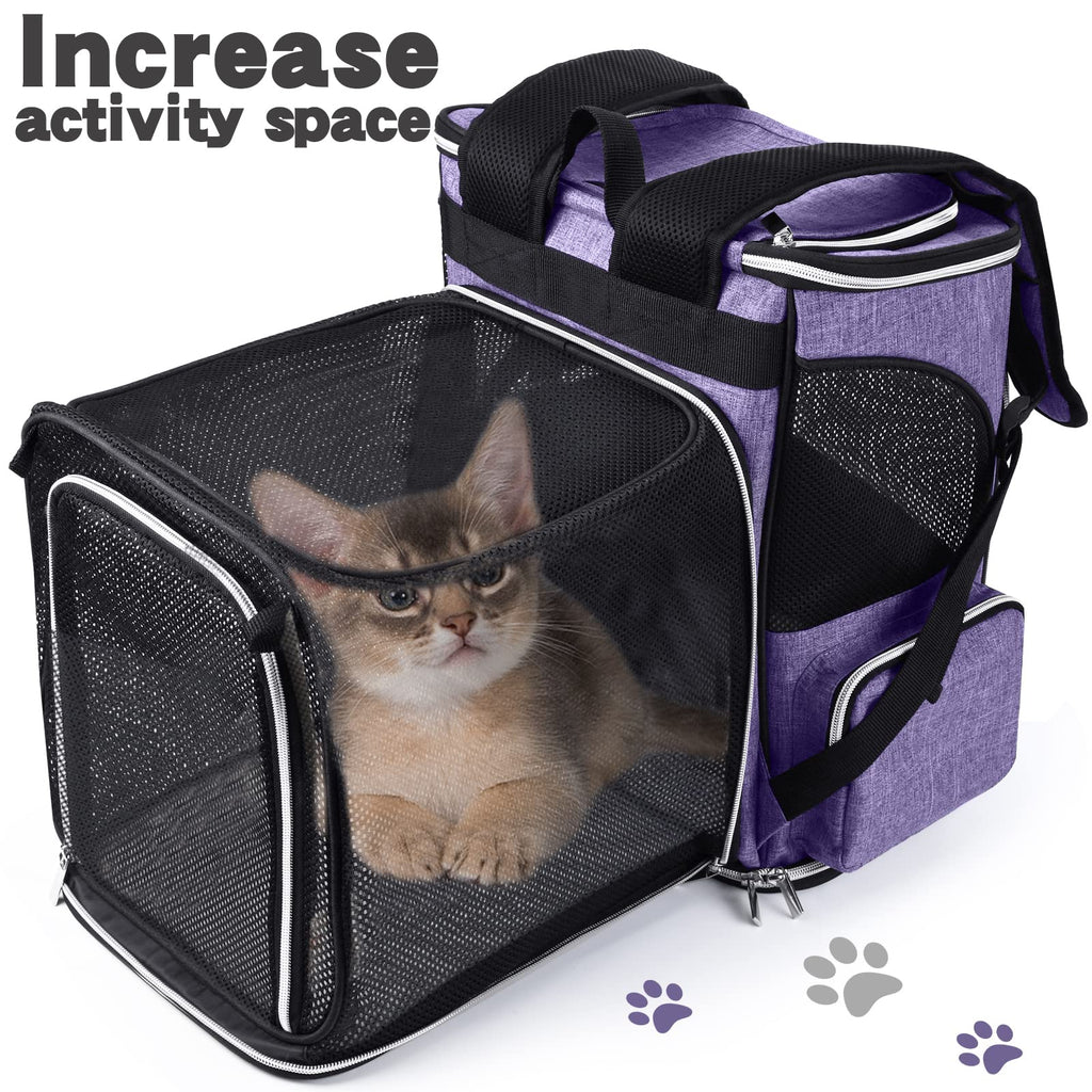 Expandable Ventilated Pet Carrier Backpack T64121