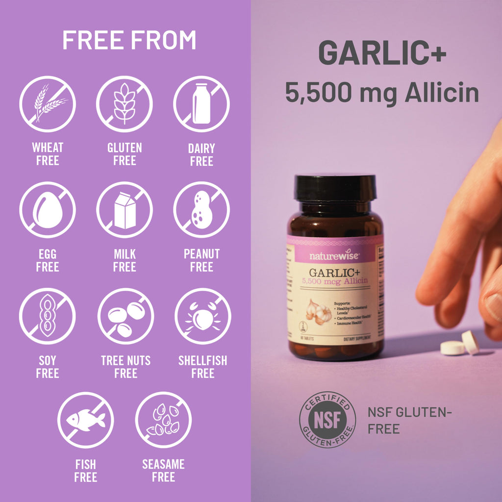 Garlic Extract 5,500 mcg Vegan Tablets 60 Count Z4776