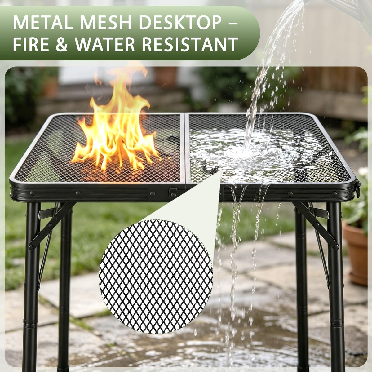 Folding Grill Table Q77043