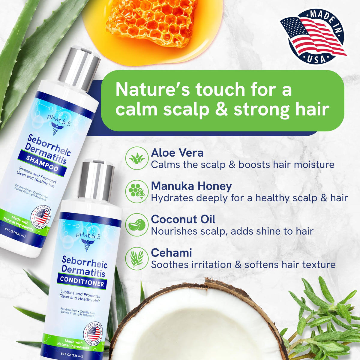 Sulfate Free Shampoo and Conditioner Set 8 oz Y244494