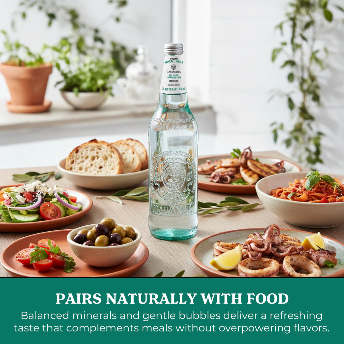 Sparkling Mineral Water 750 ml 12 Glass Bottles R5817