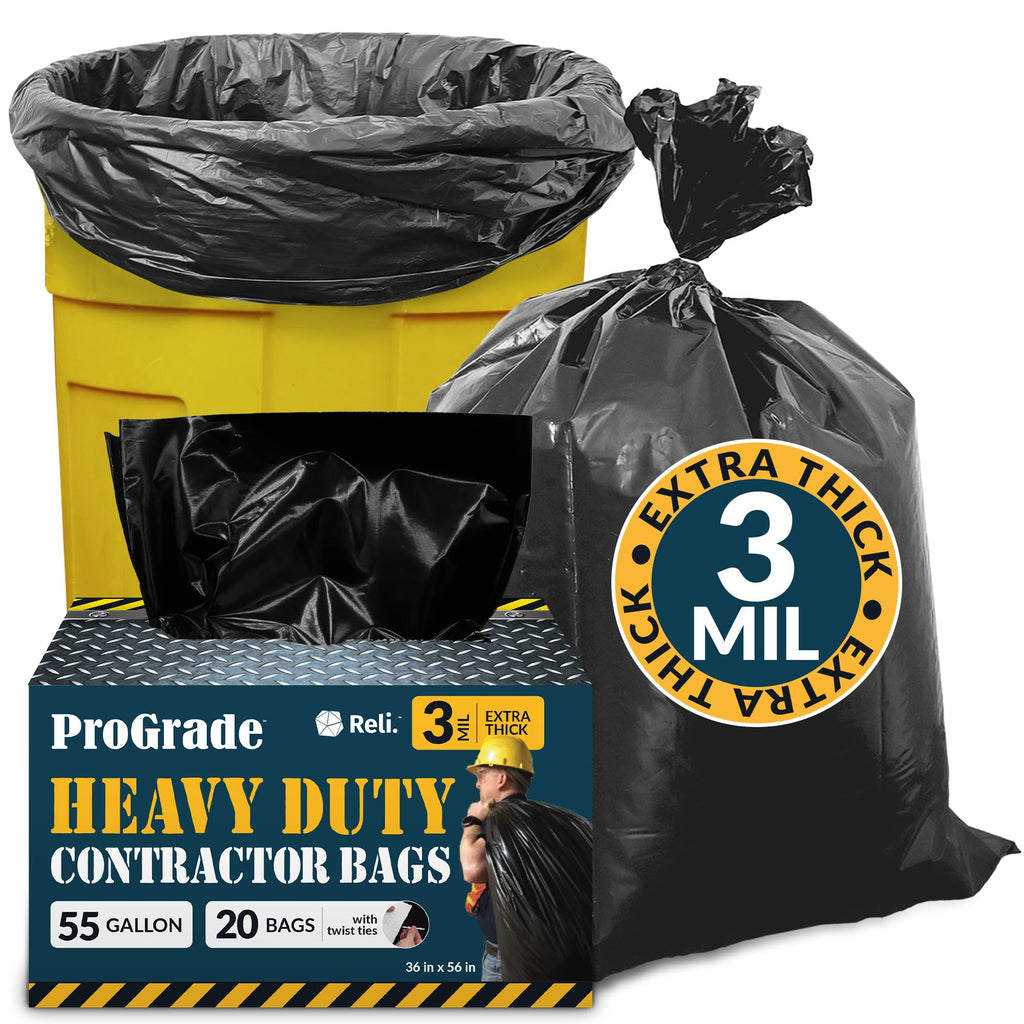 55 Gallon Heavy Duty Trash Bags U414