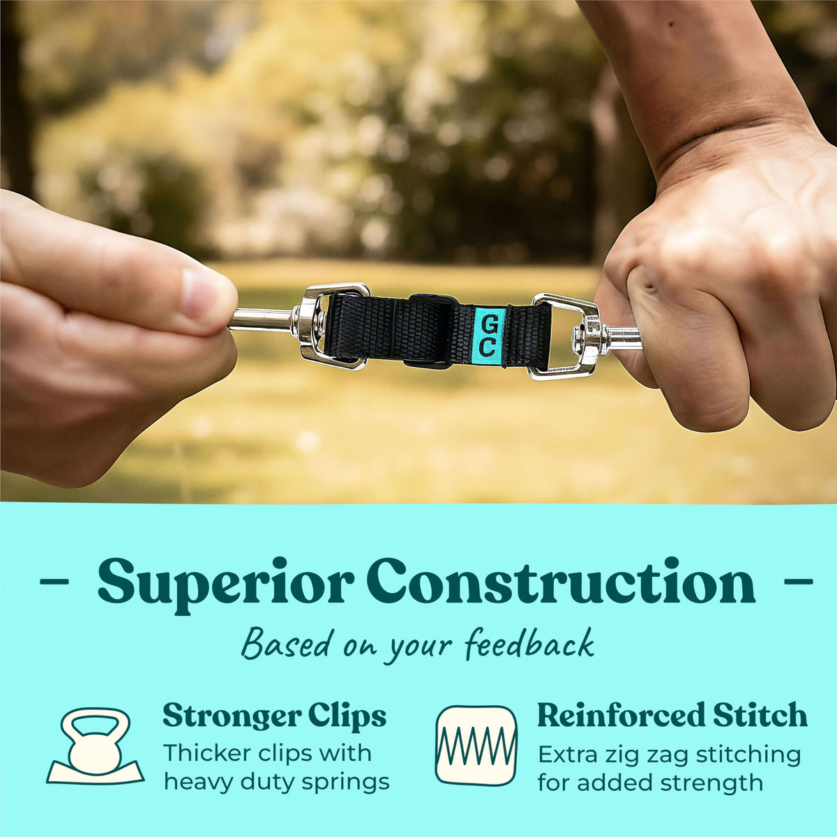 Adjustable Dog Safety Backup Clip B11318