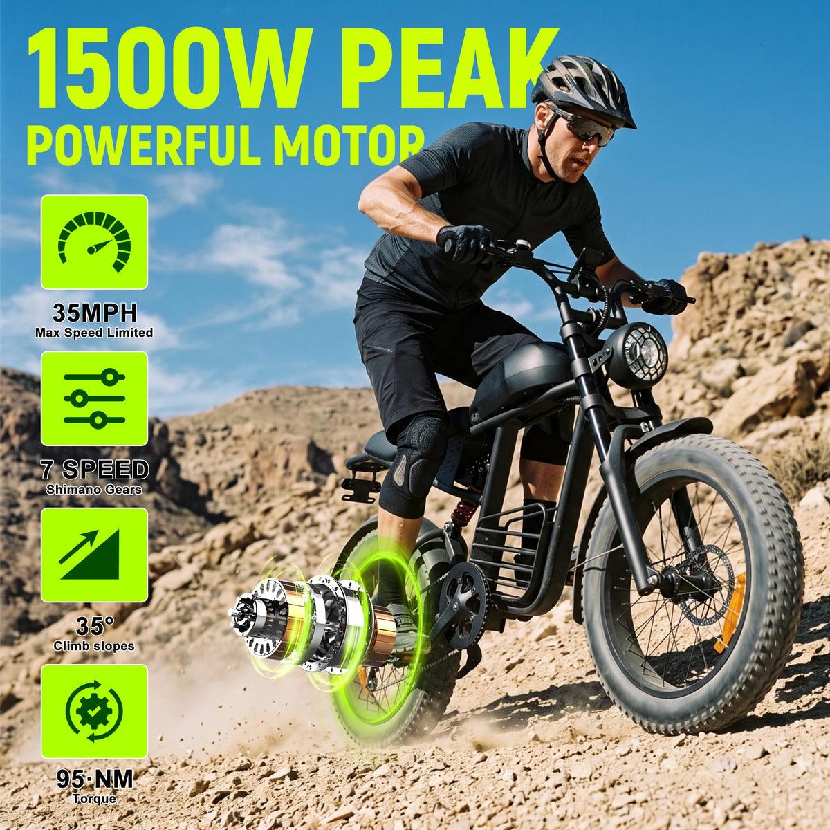 1500W 48V 20Ah Electric Bike K33084