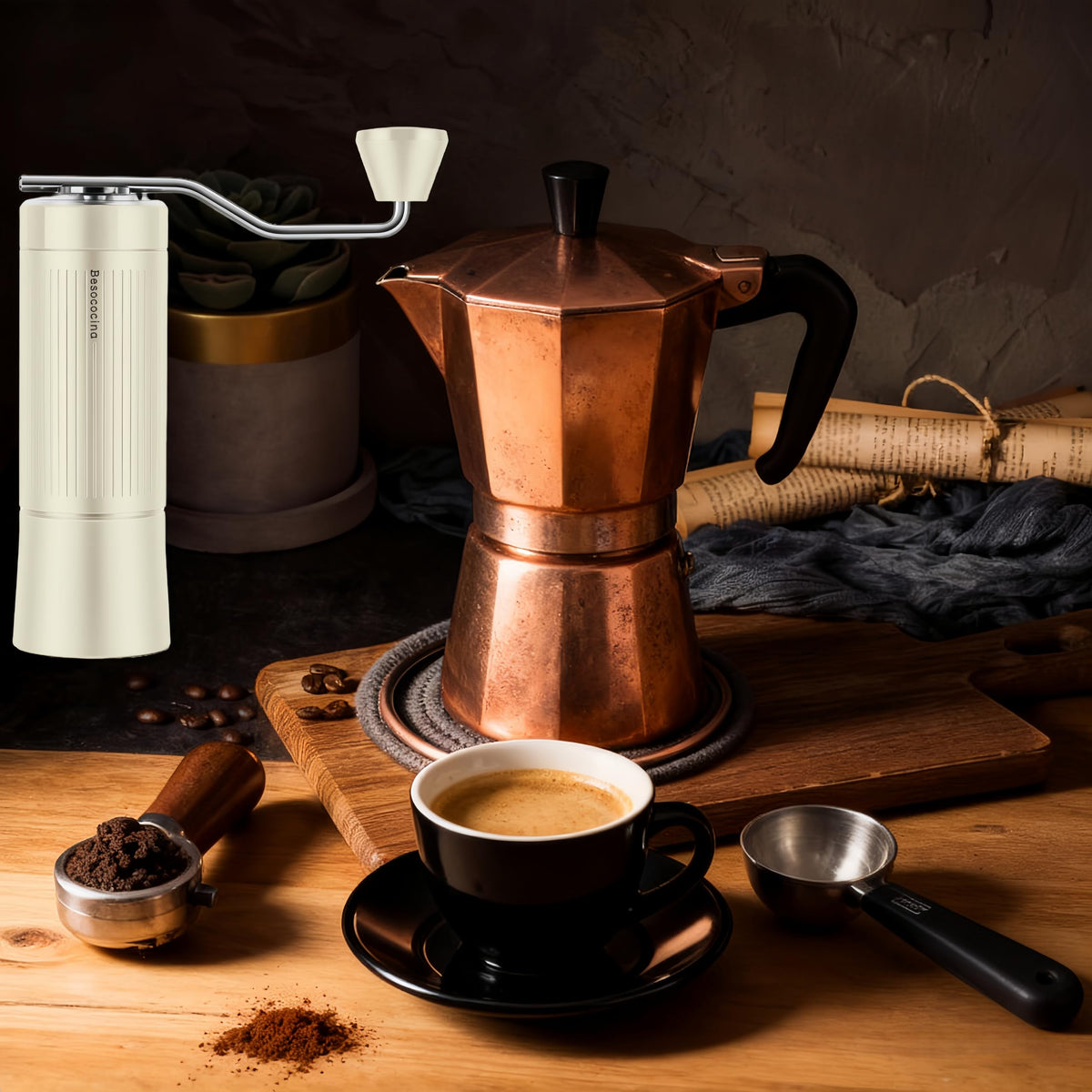 Manual & Electric Burr Coffee Grinder G25482