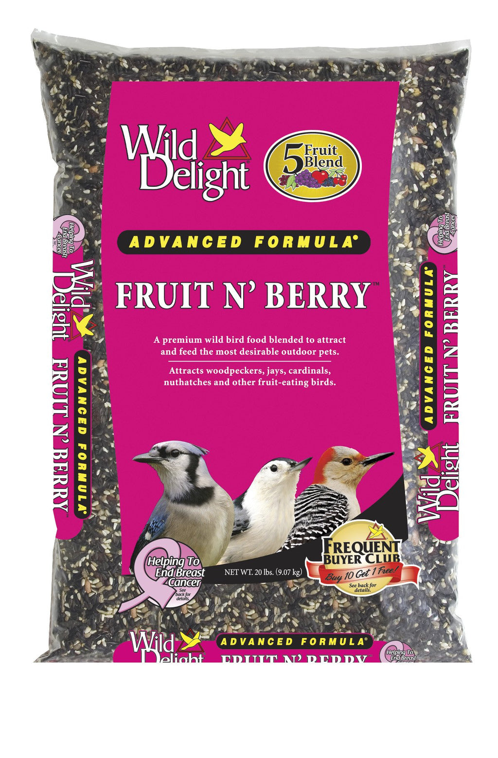 Fruit N' Berry Bird Food, 20 lb F629292