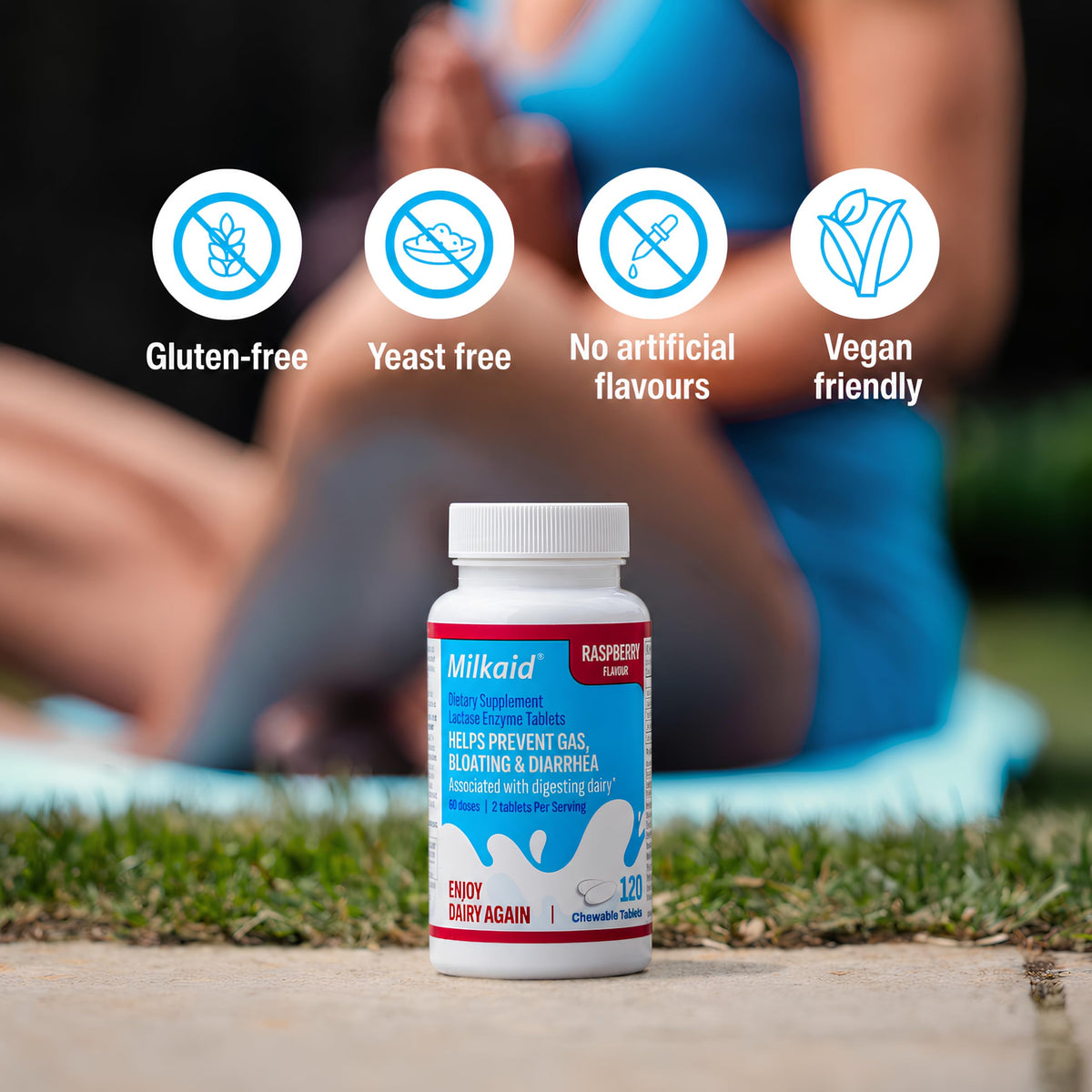 Chewable Lactase Enzyme Tablets 4 x 120 X7984