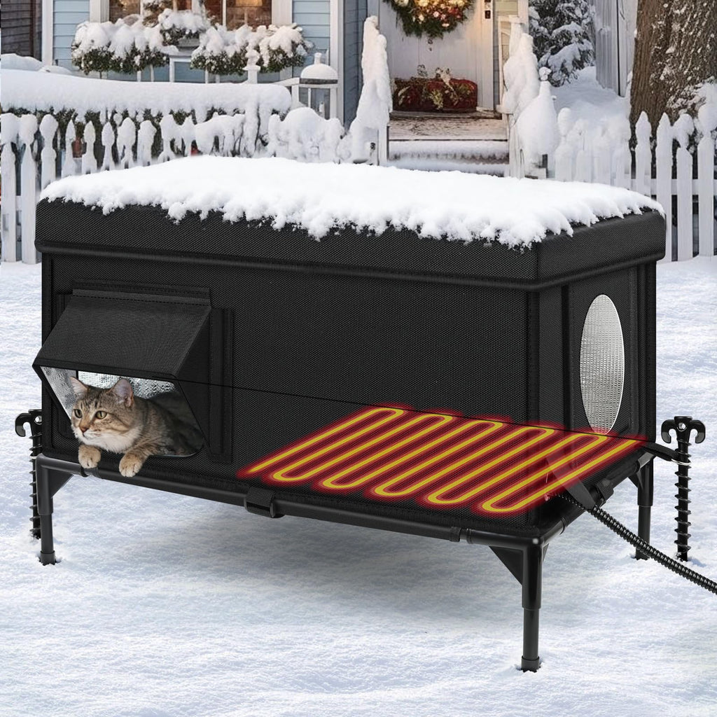 Insulated Heated Cat House D97220