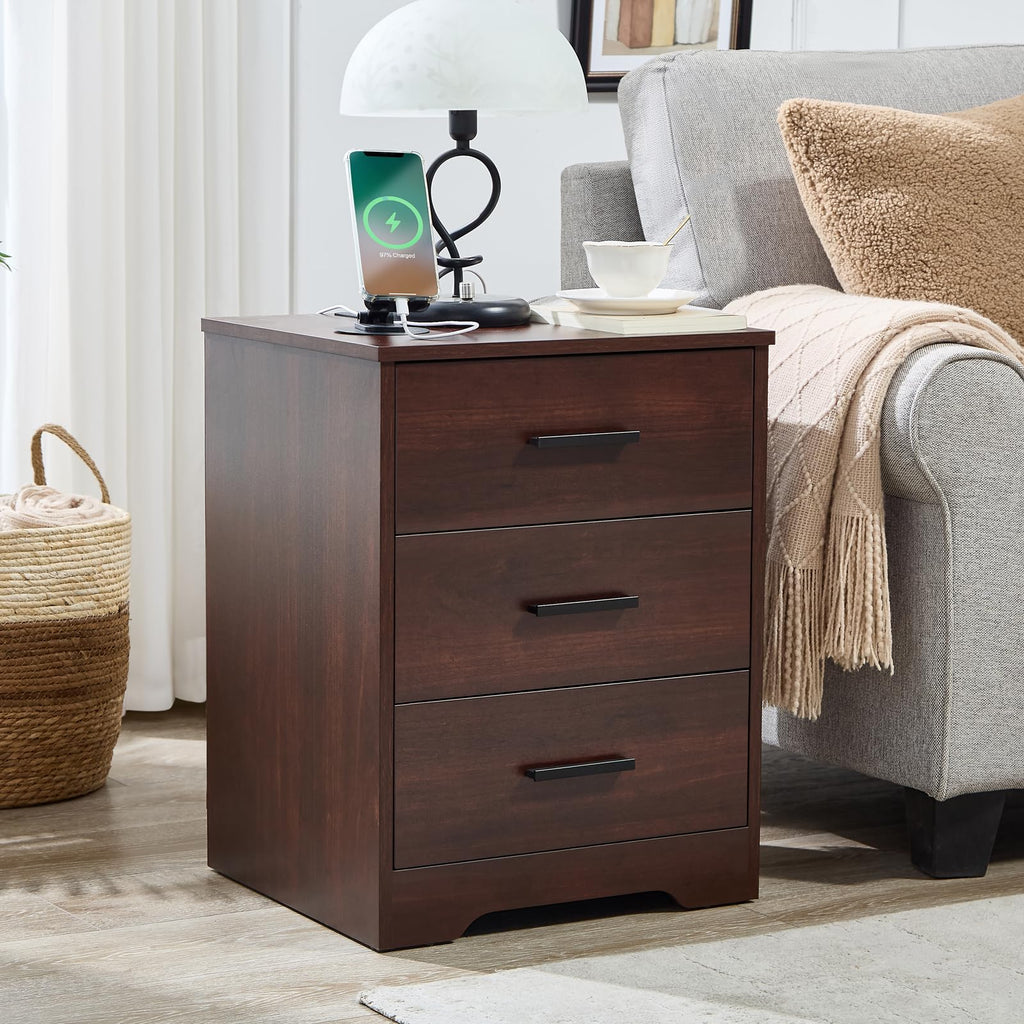 Cherry Wood 3 Drawer Dresser E16242