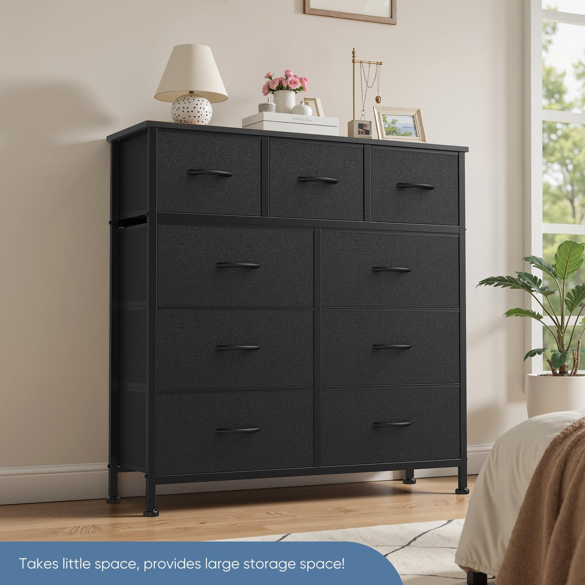 9 Drawers Fabric Dresser A632