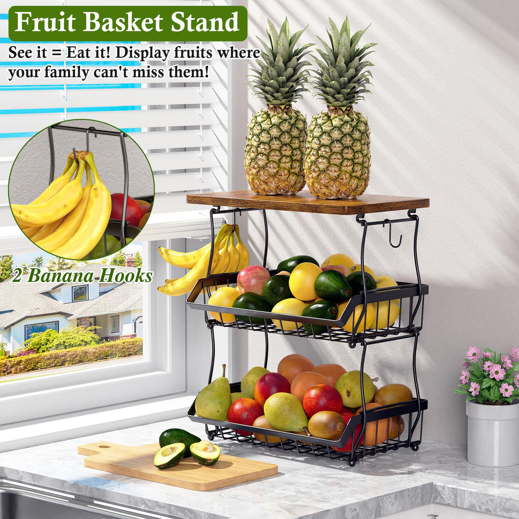 3-Tier Fruit Basket J163