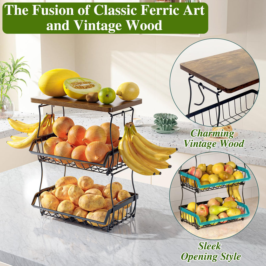 3-Tier Fruit Basket J163