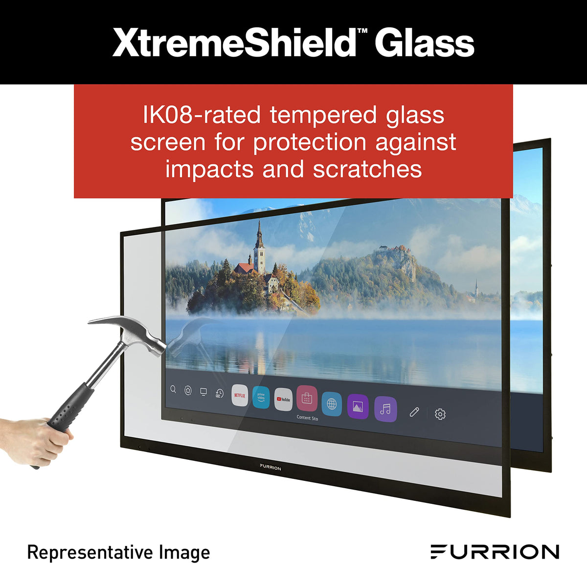 55-Inch 4K Weatherproof Outdoor Smart TV with HDR10 V443236