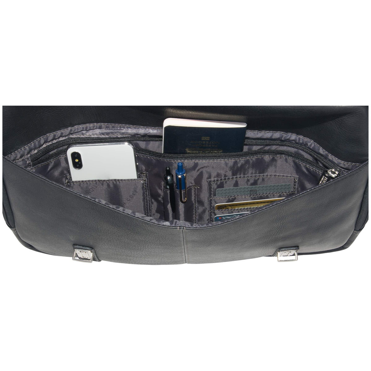 Leather Laptop Messenger Bag M31090