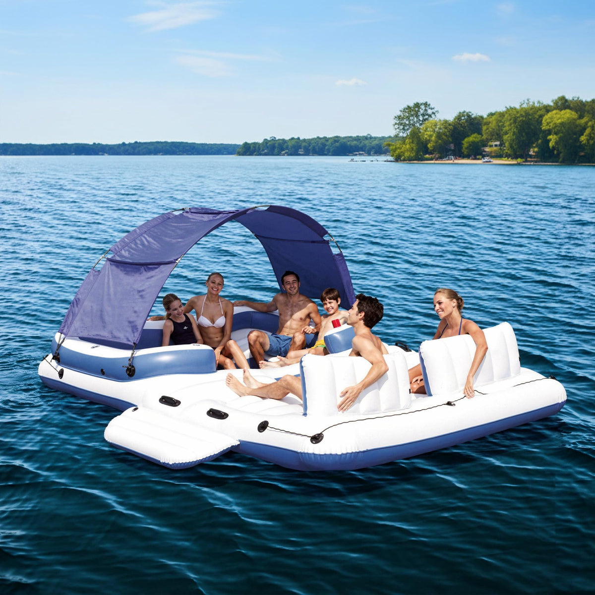 6 Person Inflatable Lake Float M960