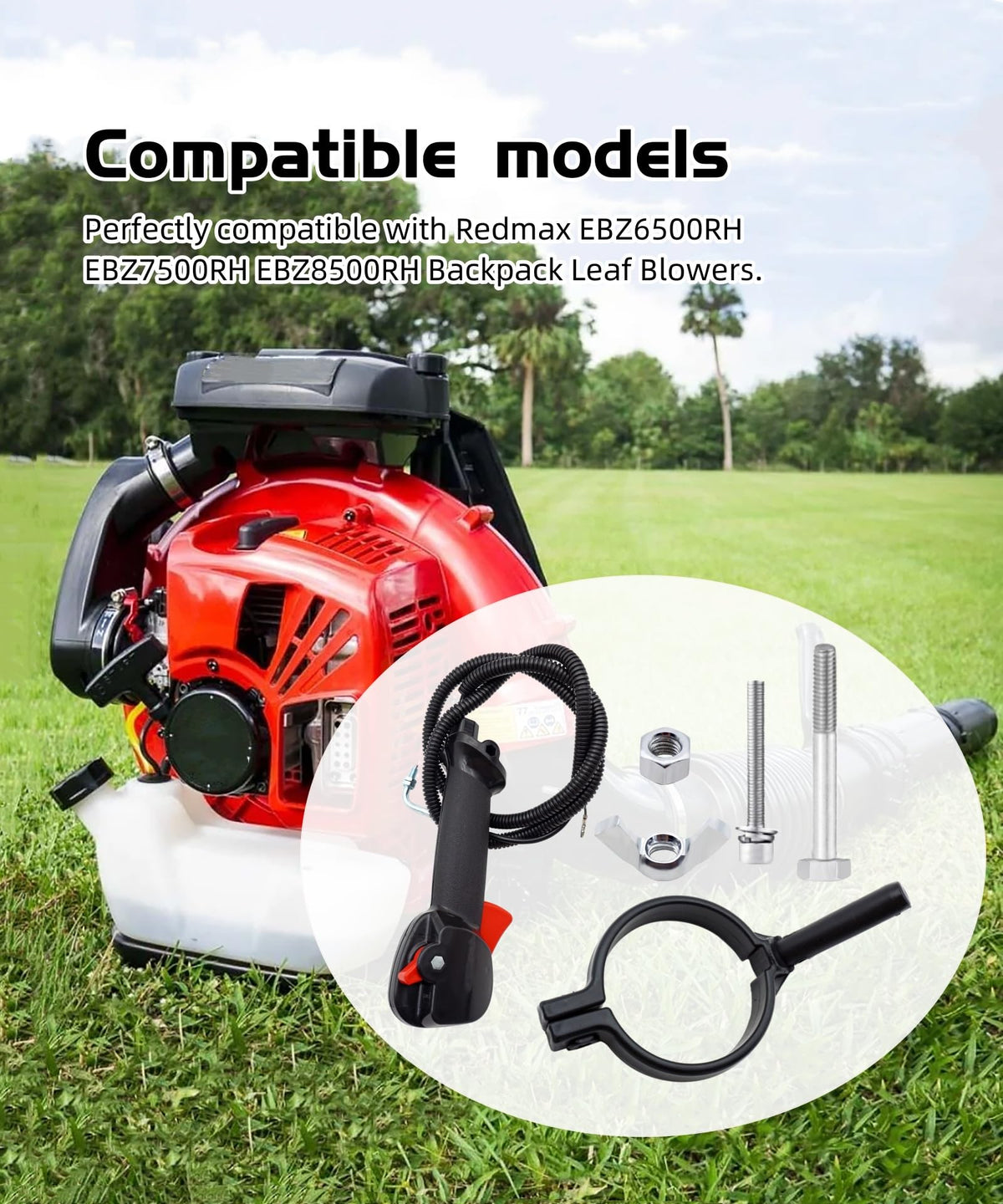 Throttle Control Lever Assembly for Backpack Leaf Blowers S6692