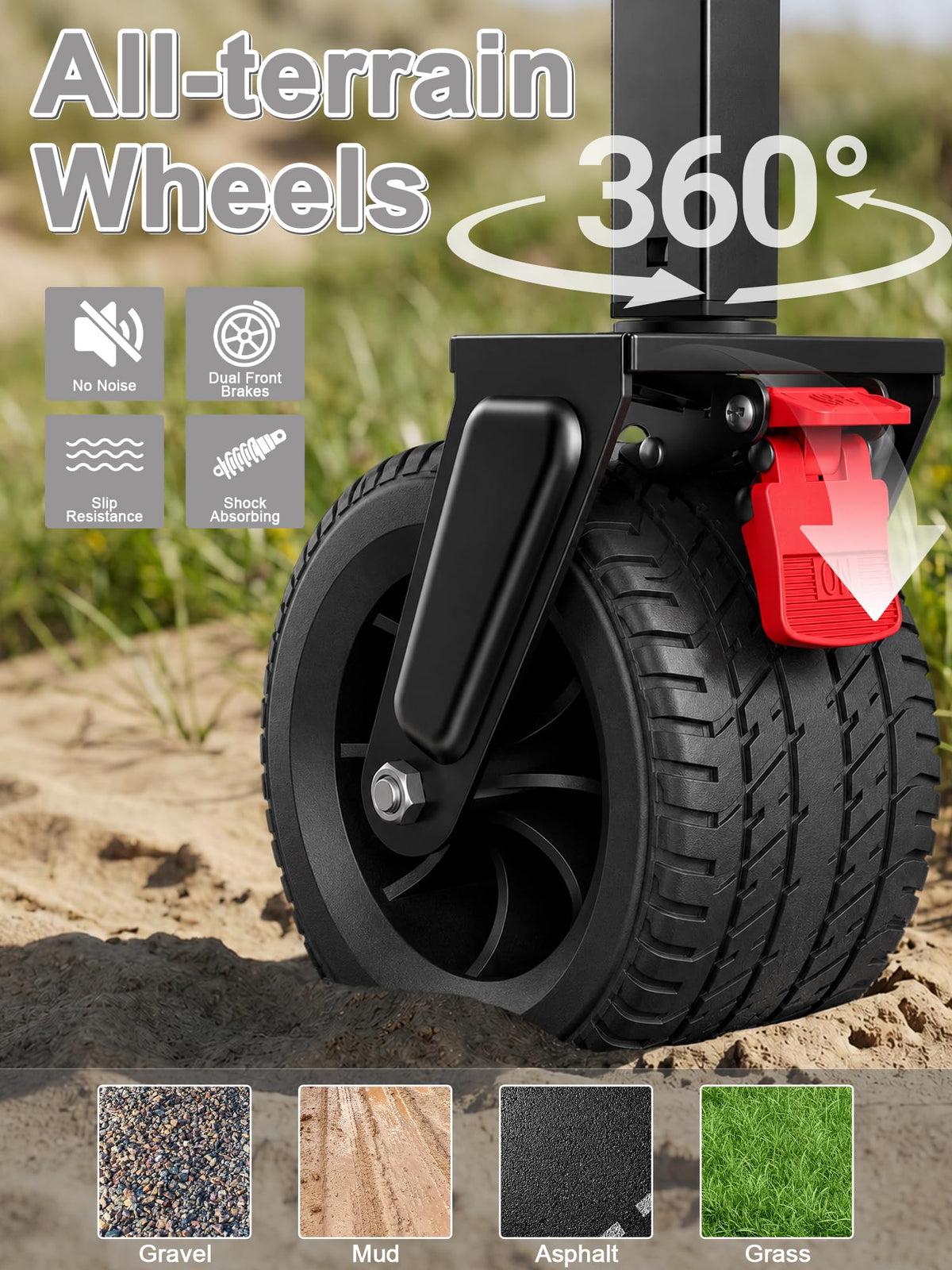 Collapsible Wagon with Canopy Black P495927